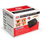 Докстанция 2x2,5"/3,5" SATAIII AgeStar 3UBT8 (SILVER) USB 3.0, пластик, серебристый