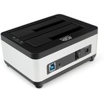 Докстанция USB 3.0 для 2x2.5"/3.5" HDD/SSD AgeStar 3UBT8 (SILVER), SATA III ...