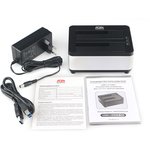 Докстанция USB 3.0 для 2x2.5"/3.5" HDD/SSD AgeStar 3UBT8 (SILVER), SATA III ...