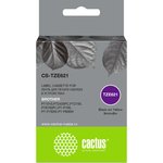 Картридж ленточный Cactus CS-TZE621 черный ...