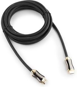 Фото 1/4 Кабель HDMI Cablexpert CC-P-HDMI03-4.5M, 19M/19M, v2.0, медь, серия Platinum, позол.контакты, оплетка, 4.5м, черный, блистер