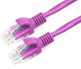 Фото 1/10 Патч-корд UTP Cablexpert PP12-0.25M/V, кат.5e, 0.25м, литой, многожильный (фиолетовый)