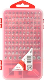 Фото 1/10 Отвертка с набором бит Cablexpert TK-SD-07, 108 предметов, сталь CrV, для точных работ, пластиковый кейс