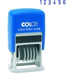 Нумератор мини 6-и раз.высота шрифта 3,8мм S126 (аналог 4836)Colop