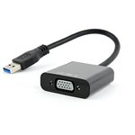 Переходник USB 3.0 A (M) - VGA, 0.15м, Cablexpert AB-U3M-VGAF-01