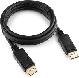Фото 1/9 Кабель DisplayPort Cablexpert CC-DP3-2M, 20M/20M, v1.3, экран, 2м, черный, пакет