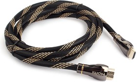 Фото 1/6 CCP-HDMI8K-2.5M, Кабель HDMI Cablexpert CCP-HDMI8К-2.5M, 19M/19M, v2.1, 8К, медь, позол.контакты, экран, оплетка, 2.5м, черный, пакет