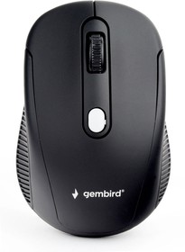 Фото 1/10 Беспроводная мышь Gembird MUSW-420, 4кн, 1000-1600 DPI, радиоканал, черный, коробка