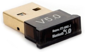 Фото 1/5 Адаптер Bluetooth Gembird, BTD-MINI5-2, ультратонкий корпус, v.5.0, 20 метров, USB