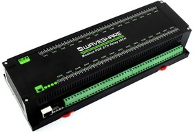 Фото 1/5 Modbus POE ETH Relay 30CH, Промышленный 30-канальный Ethernet релейный модуль