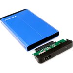 Внешний корпус USB 3.0 для 2.5" HDD/SSD Gembird EE2-U3S-2-B, порт USB, SATA III ...