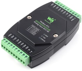 Фото 1/5 Modbus RTU Analog Input 8CH (B), Промышленный 8-канальный аналоговый модуль сбора данных (0-10В)