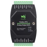 Modbus RTU Analog Output 8CH, Промышленный 8-канальный модуль аналогового вывода ...