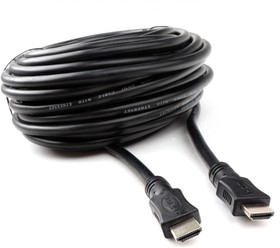 Фото 1/10 Кабель HDMI Cablexpert CC-HDMI4L-15M, 19M/19M, v2.0, серия Light, позол.контакты, экран, 15м, черный, пакет