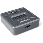 Док Станция SSD M.2 NVME AgeStar 31CBNV1C (GRAY) серый