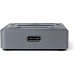 Докстанция USB 3.1 для M.2 NVME AgeStar 31CBNV1C (GRAY), алюминий, серый