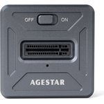 Докстанция USB 3.1 для M.2 NVME AgeStar 31CBNV1C (GRAY), алюминий, серый