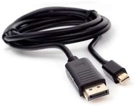 Фото 1/10 Кабель miniDP - DP Cablexpert CCP-mDP2-6, 20M/20M, v.1.2, 4K, позол.разъемы, 1.8м, черный, пакет