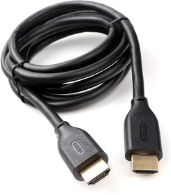Фото 1/10 CC-HDMI8K-2M, Кабель HDMI Cablexpert CC-HDMI8К-2M, 19M/19M, v2.1, 8К, медь, позол.контакты, экран, 2м, черный, пакет