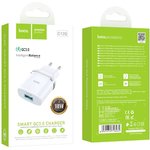 6931474716262, Зарядное устройство Hoco 18Вт, 3А, QC3.0, 1хUSB, C12Q, белый, коробка