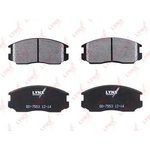 BD7553, К-кт колодок для диск. тормозов DAIHATSU TERIOS(J1/2_) 1.3-1.5 97- ...