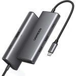 15531_, Разветвитель USB UGREEN CM498 (15531) USB-C To HDMI+2xUSB A+ USB-C+SD/TF+PD