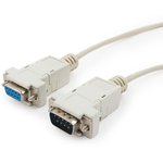 Кабель удлинитель Cablexpert CC-133-6-N, COM (RS232) порта, 9M/9F, 1.8м, пакет