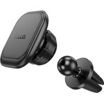 6942007611466, Автомобильный держатель Hoco H29, на дефлектор, магнитный, черный