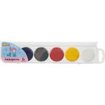 Watercolor paints No. 1 School Rusalochka, set of 6 colors
