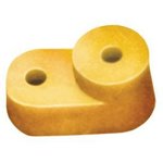 Изолятор угловой для нулевой шины желт. IEK YIS31