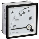 IPA10-6-0400-E, Амперметр Э47 400/5А кл. точн. 1,5 72х72мм