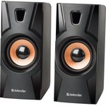 Defender Aurora S8 black, 8 W, USB powered Speaker 2.0 [65408]