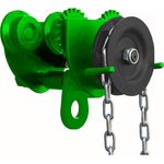 Тележка для ручных талей с цепным приводом TR100, 2 т, 6 м SZ068956