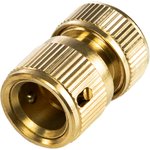 62-0309-F, Коннектор для шланга латунный, быстросъемный, 1/2" Профи