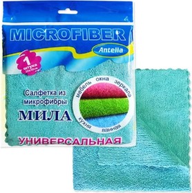 Салфетка из микрофибры универсальная 30x30см МИЛА Антелла 70721