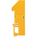 ak-1-4-y, Изолятор на DIN-рейку желтый EKF PROxima