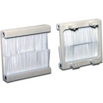 Insert with black brush insert, 45x45 LAN-SIP-23BR-BK