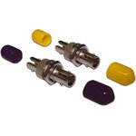 Адаптер оптический LANMASTER ST, SM, металл, симплексный