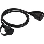 Индустриальный шнур HDMI, IP68, 2.0 м, черный LAN-HDMI-HDMI-2.0-WP