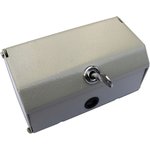 Junction box for 1 plinth (10 pairs), TWT, telephone, metal, with lock TWT-DB10-1P/KM