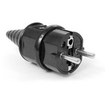 Вилка CEE 7/7 Schuko, 16A, 250V, прямая ...