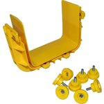 Соединитель оптического лотка 120 мм, желтый LAN-OT120-CN