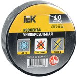 UIZ-13-10-10M-K02, MIXTAPE BASIC Изолента 0,13х15мм черная 10м IEK