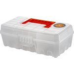 Бокс для хранения BLOCKER Techniker, с отсеками, прозрачный, 9", 236х131х84