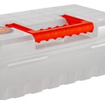 Бокс для хранения BLOCKER Techniker, с отсеками, прозрачный, 9", 236х131х84