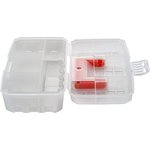 Бокс для хранения BLOCKER Techniker, с отсеками, прозрачный, 9", 236х131х84