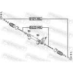 0122-HIL, Тяга ру | перед прав/лев |