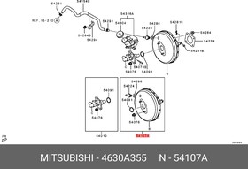 4630A355, УСИЛИТЕЛЬ ТОРМОЗОВ В СБОРЕ