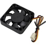 EP05010S3P, 12V DC ExtraPower fan, 50x50x10mm, Sleeve bearing, 3pin, 6500RPM, 36dBA