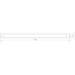 28729, LED Lamp DPO-36W 4500K 3600Lm IP40 metal (analog LPO-2x36)